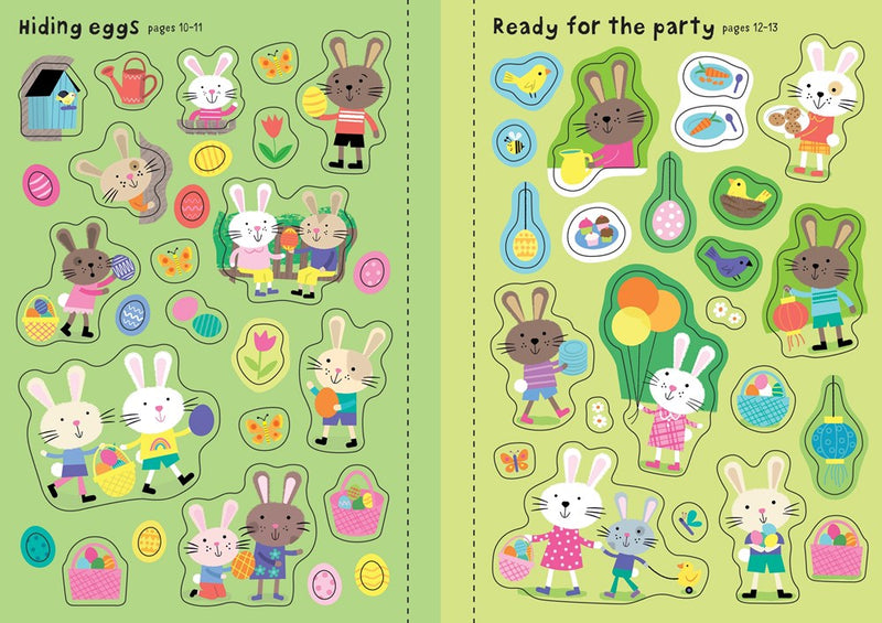 Little First Stickers Easter Bunnies