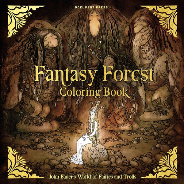 Fantasy Forest Coloring Book: John Bauer