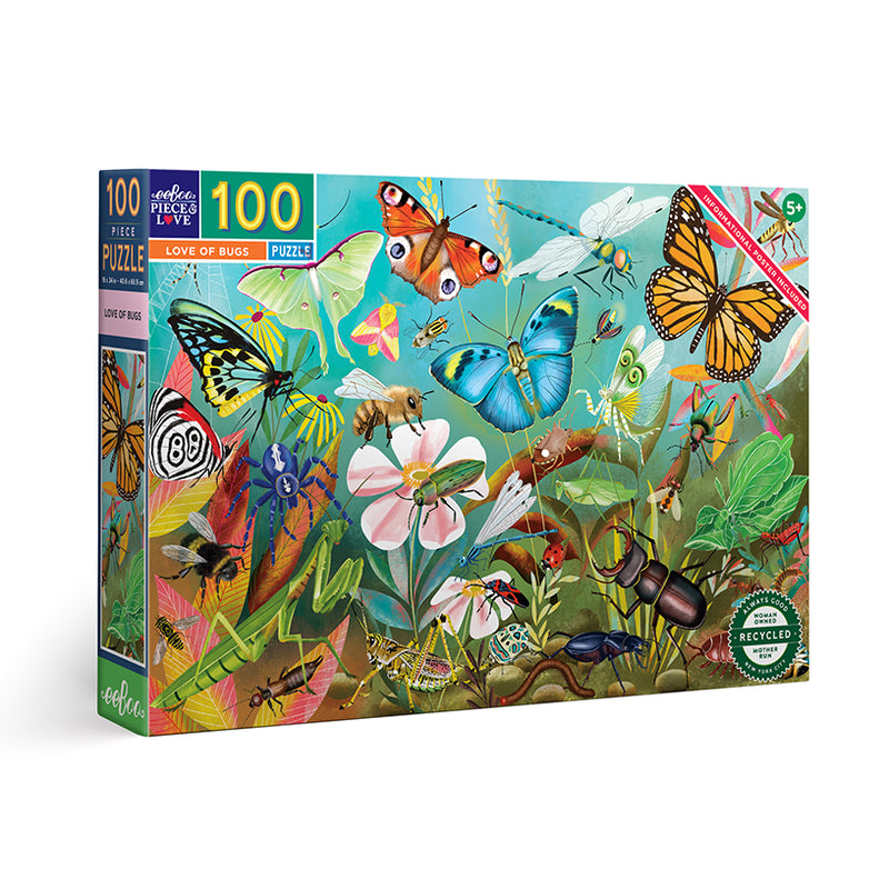 Love of Bugs 100-piece Puzzle