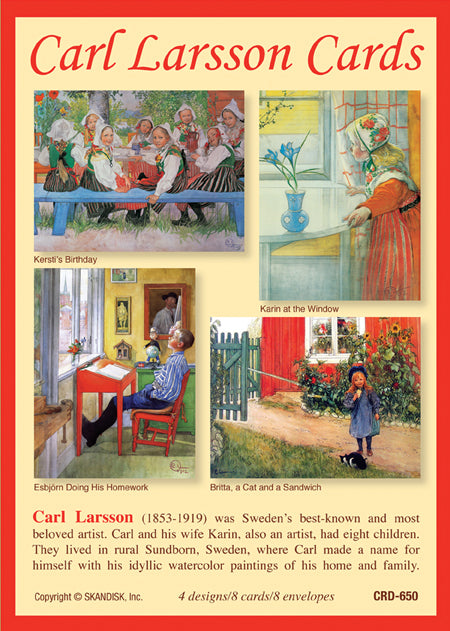 Carl Larsson Cards (reprint coming soon)