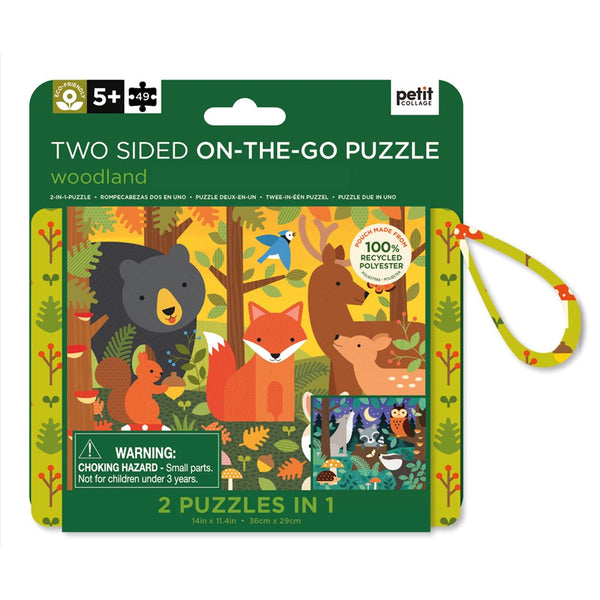 Two-Sided On-the-Go Puzzle Woodland