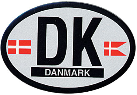 DK Denmark Oval Decal