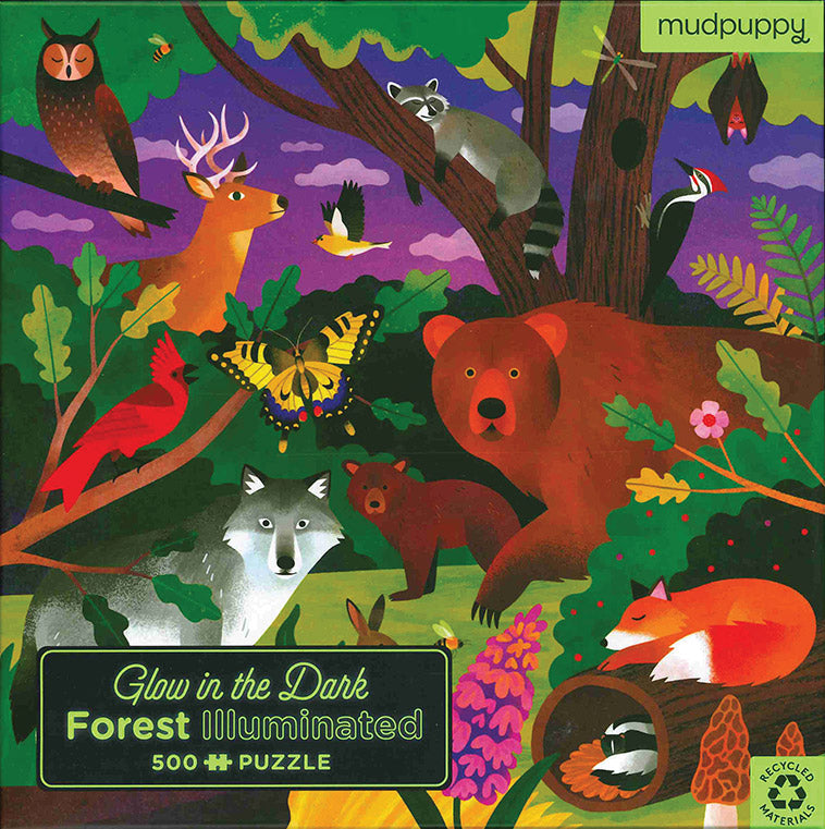 Forest Illuminated 500-piece Glow in the Dark Puzzle