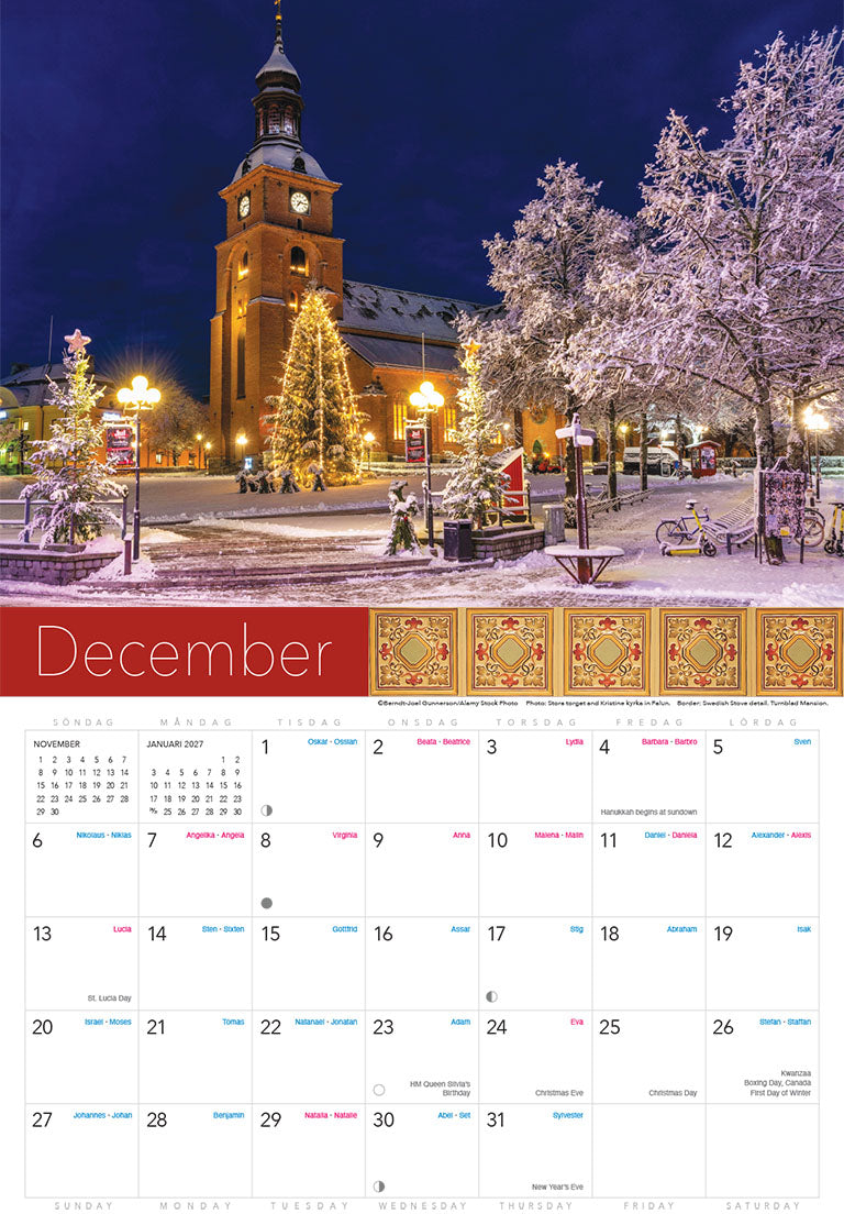 Splendor of Sweden 2026 Calendar (coming soon)