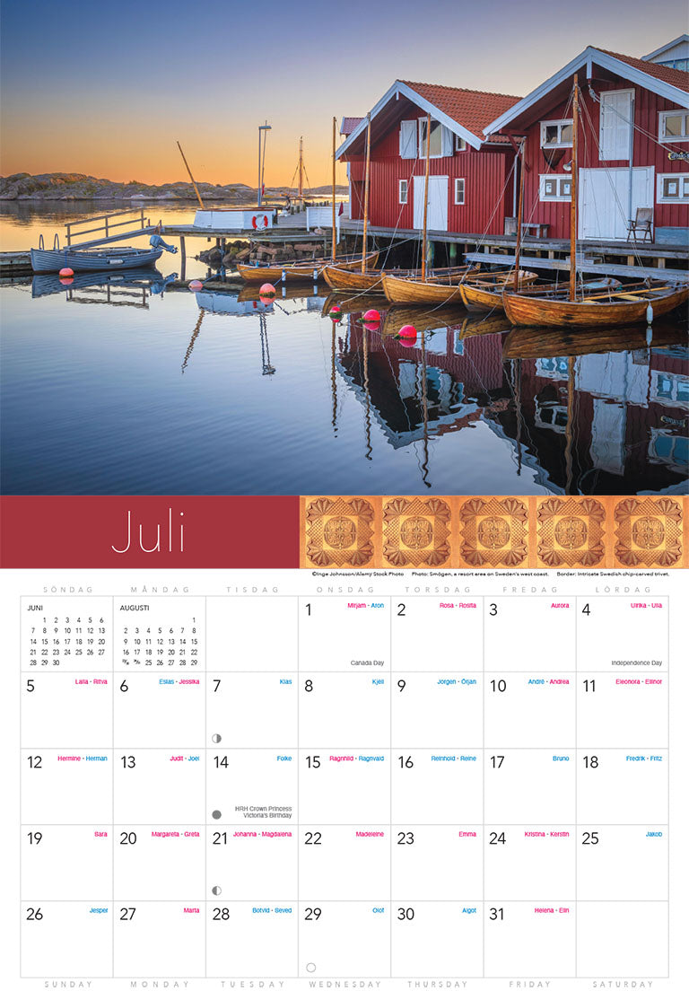 Splendor of Sweden 2026 Calendar (coming soon)