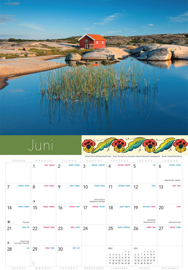 Splendor of Sweden 2026 Calendar (coming soon)