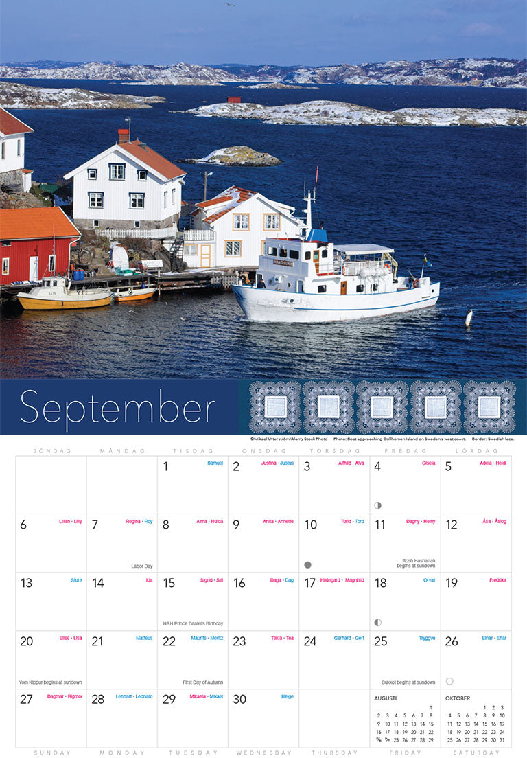 Splendor of Sweden 2026 Calendar (coming soon)