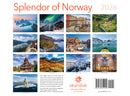Splendor of Norway 2026 Calendar