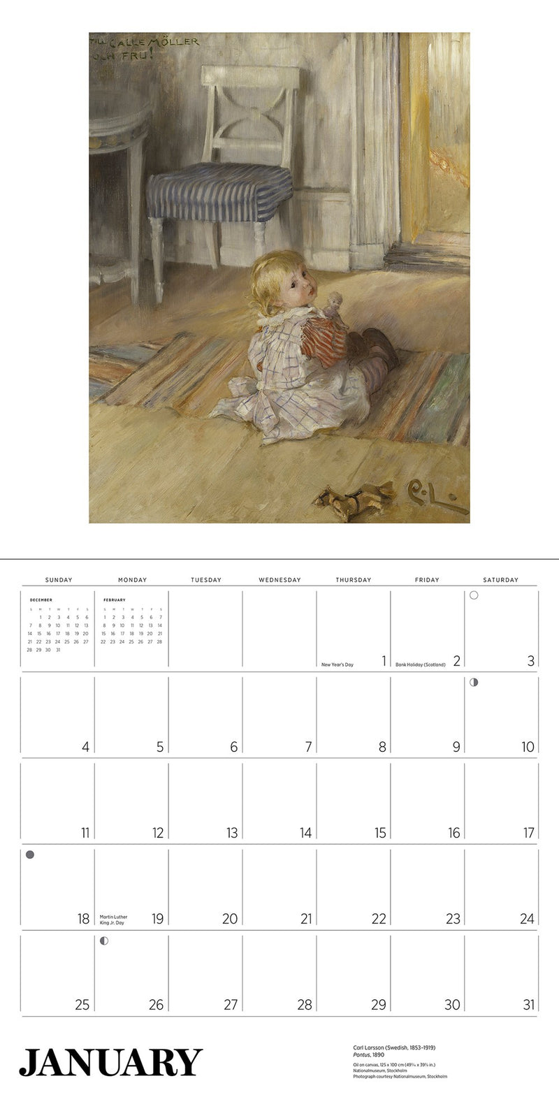 Carl Larsson 2026 Wall Calendar (coming July)