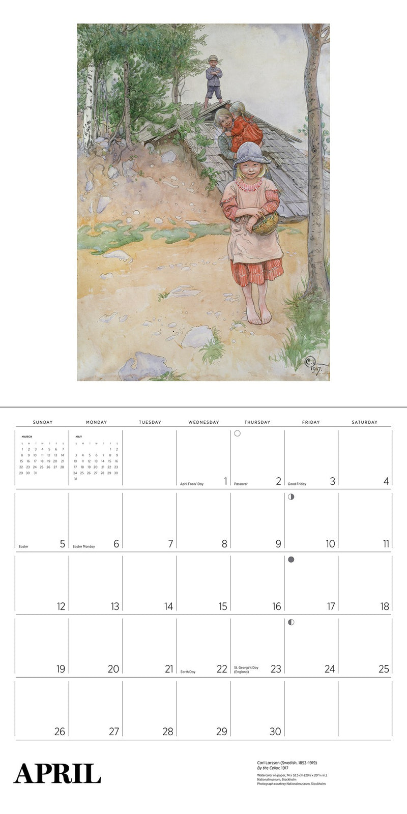 Carl Larsson 2026 Wall Calendar (coming July)