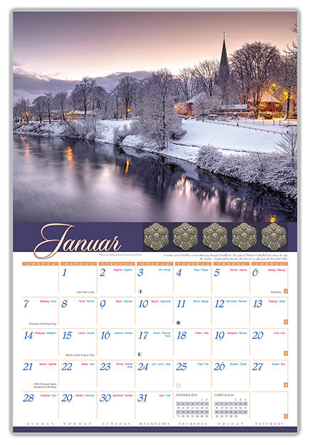 Splendor of Norway 2024 Calendar