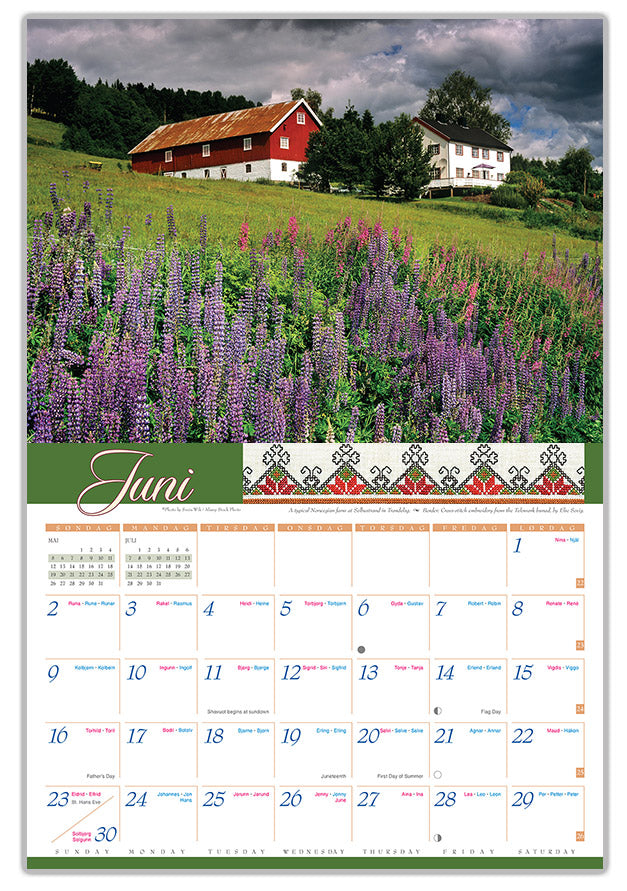 Splendor of Norway 2024 Calendar