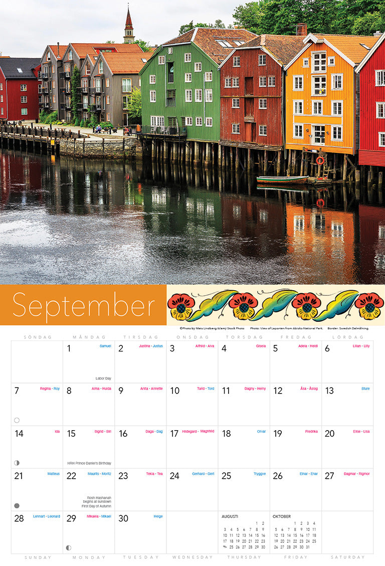 Splendor of Norway 2025 Calendar