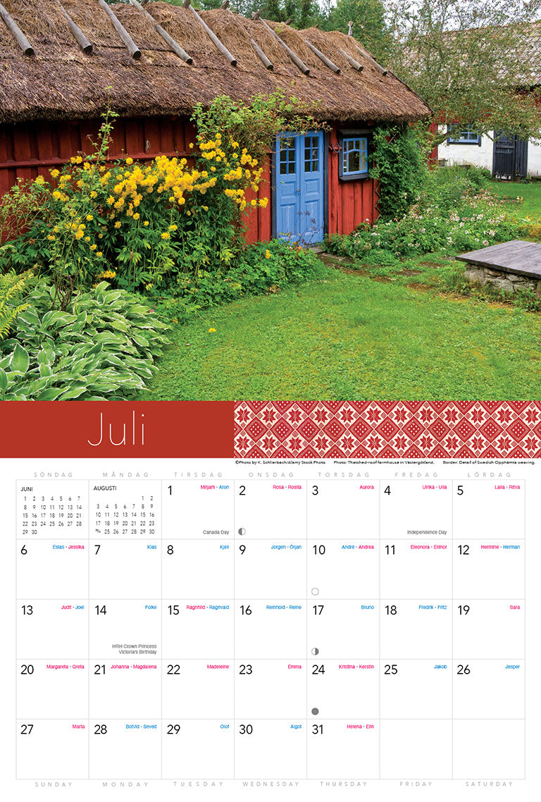 Splendor of Sweden 2025 Calendar
