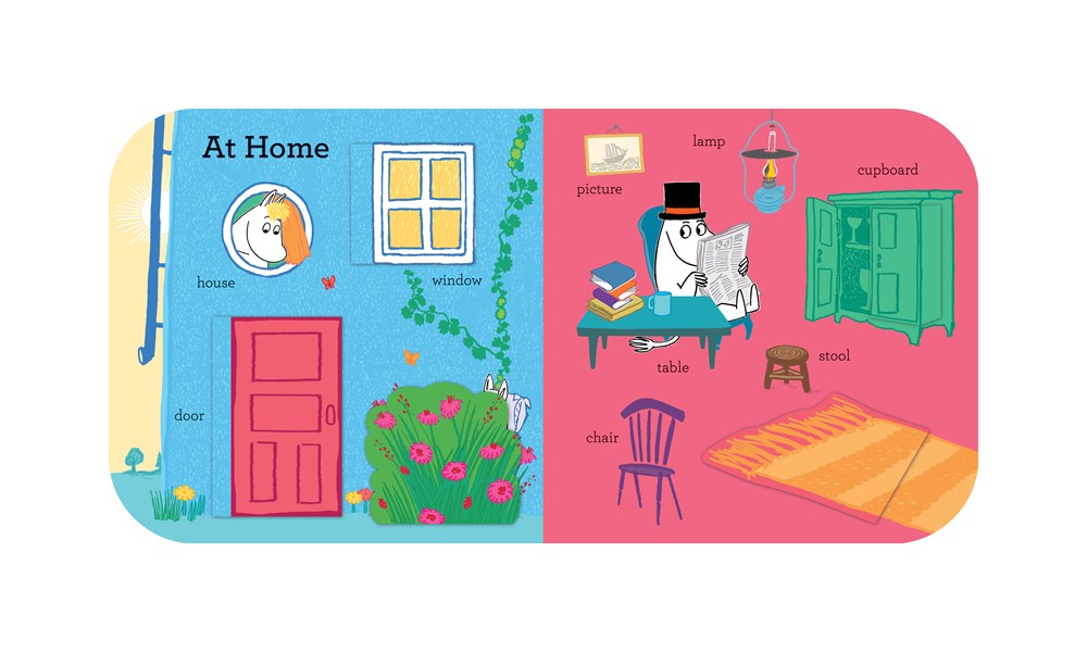 Moomin's First 100 Words (lg. board bk)