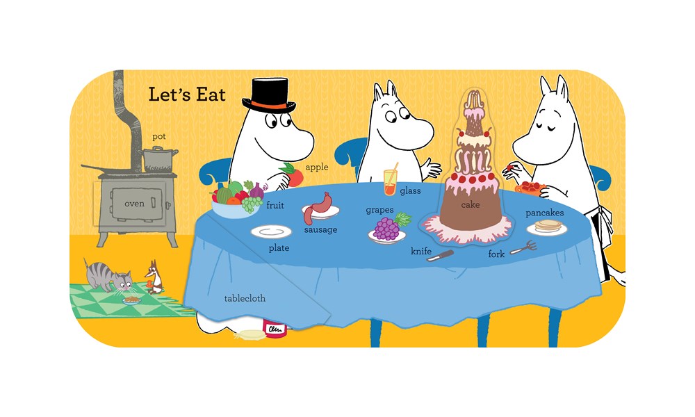 Moomin's First 100 Words (lg. board bk)