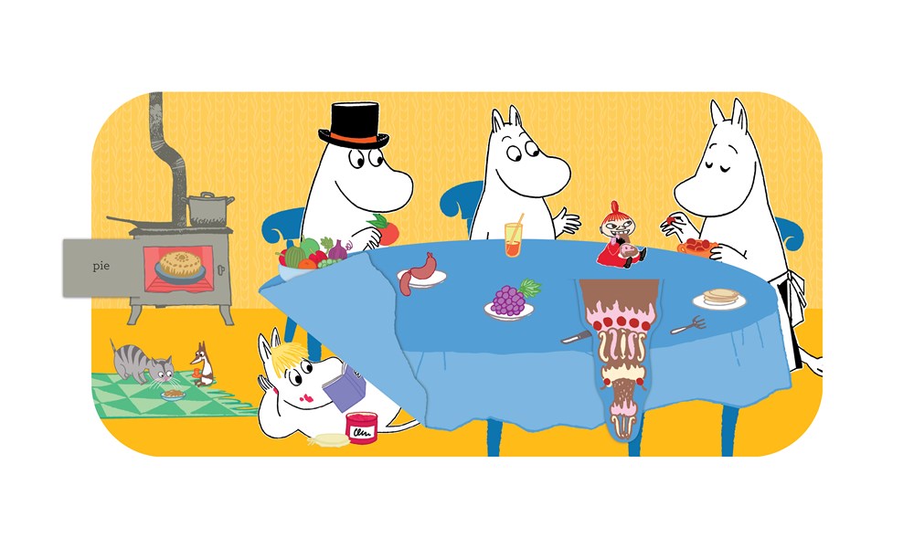Moomin's First 100 Words (lg. board bk)