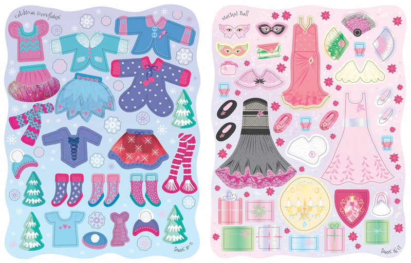 Sticker Dolly Dressing Christmas