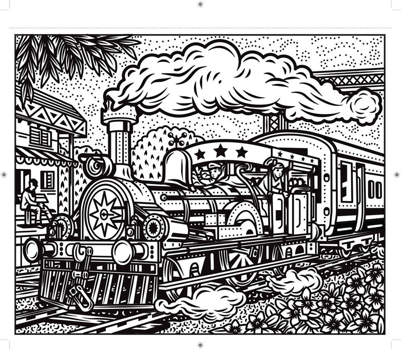 Trains Magic Painting Book - Coming Soon