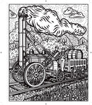 Trains Magic Painting Book