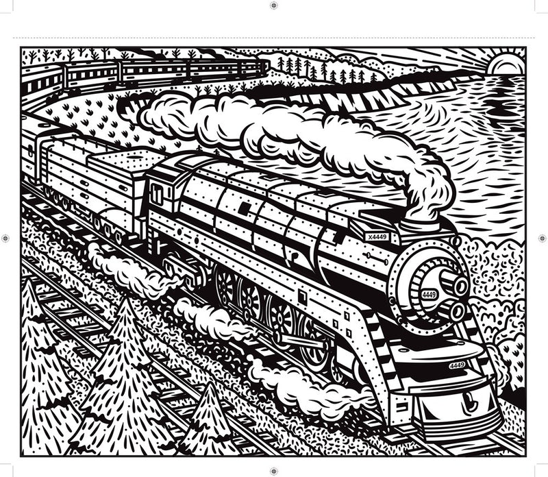 Trains Magic Painting Book - Coming Soon
