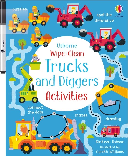 Wipe-Clean Trucks & Diggers (11/4/25)