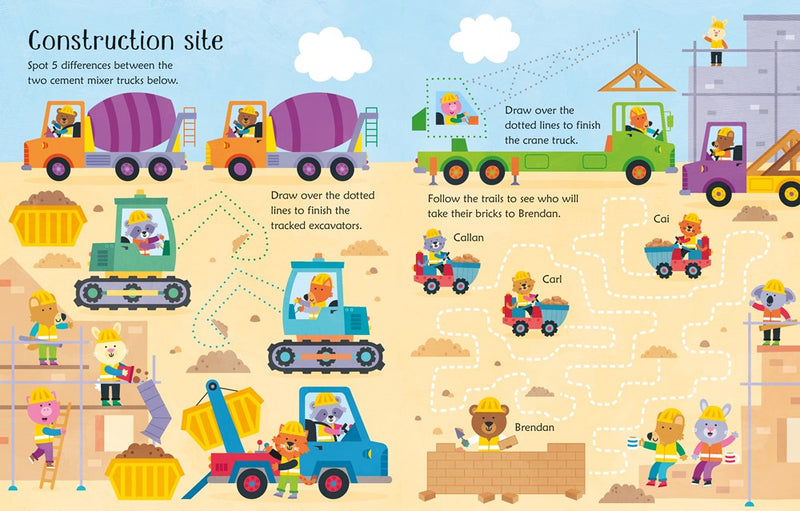 Wipe-Clean Trucks & Diggers (11/4/25)