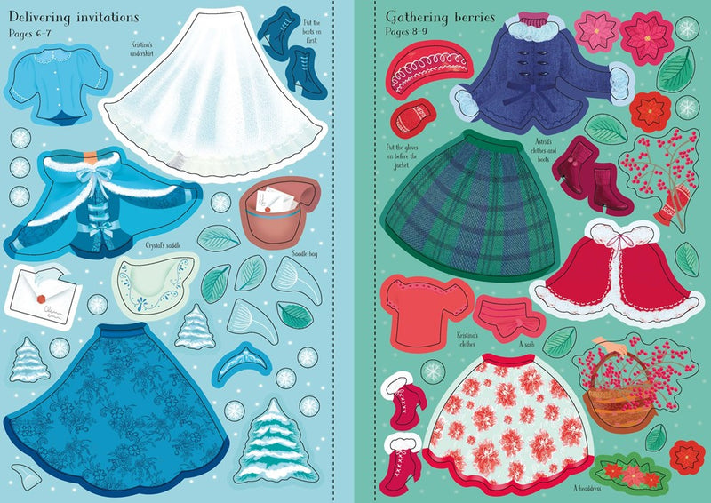 Little Sticker Dolly Dressing Snow Princesses Little Sticker Dolly Dressing Snow Princesses