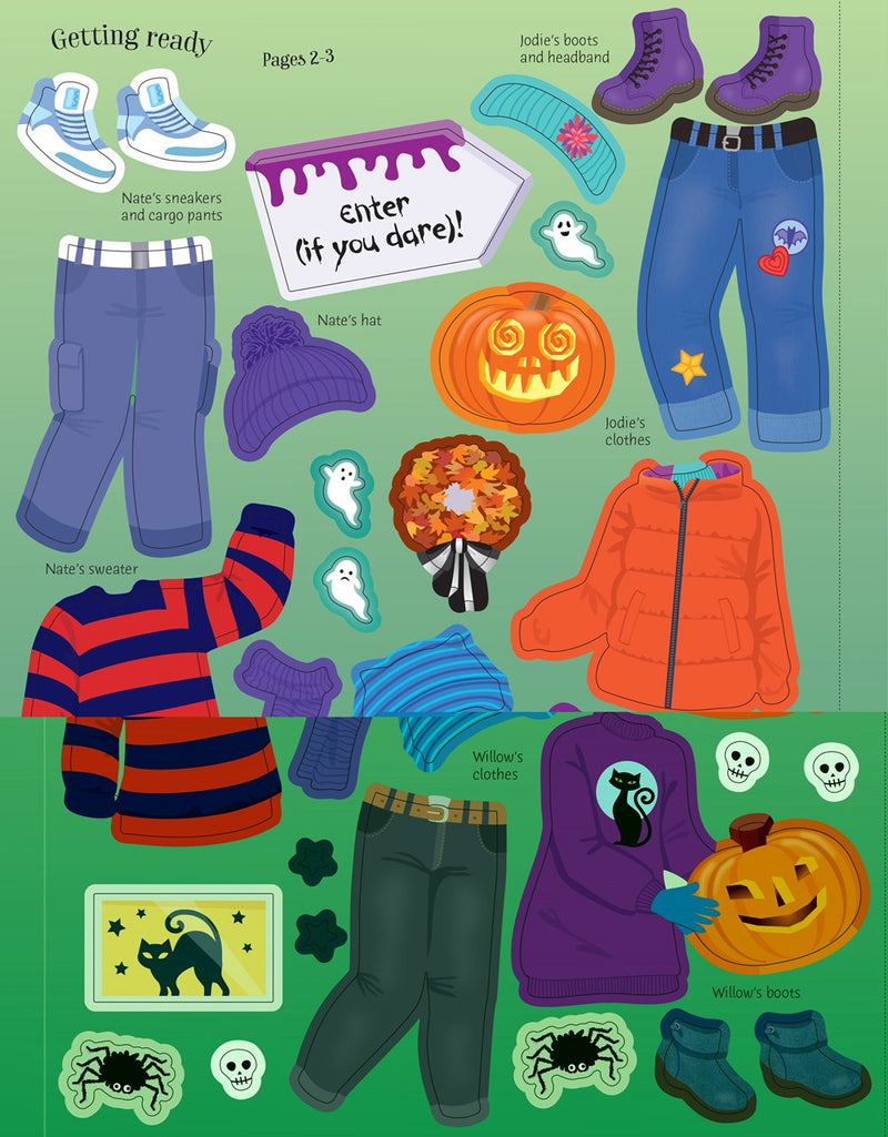 Sticker Dolly Dressing Halloween Party