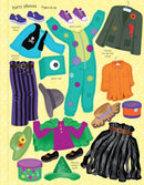 Sticker Dolly Dressing Halloween Party