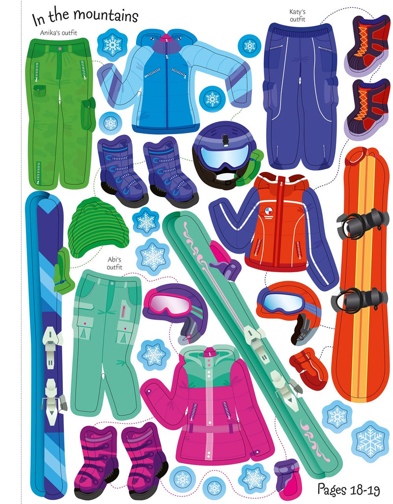 Sticker Dolly Dressing Winter Wonderland (9/25)