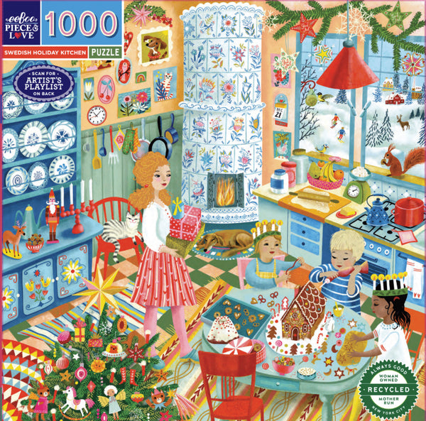 Swedish Holiday Kitchen Puzzle (1000) - (9/25)