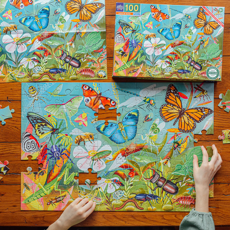 Love of Bugs 100-Piece Puzzle