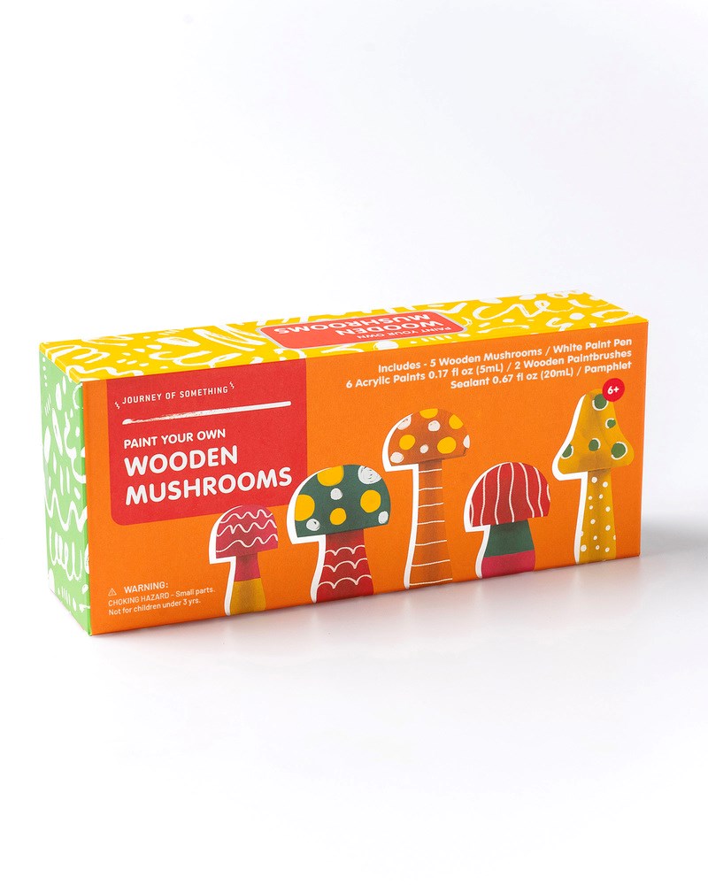 Paint Your Own Wooden Mushrooms (coming soon)