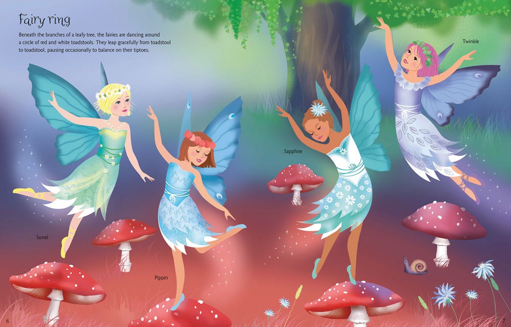 sticker dolly dressing christmas fairies Sticker Dolly Dressing Ballet Fairies