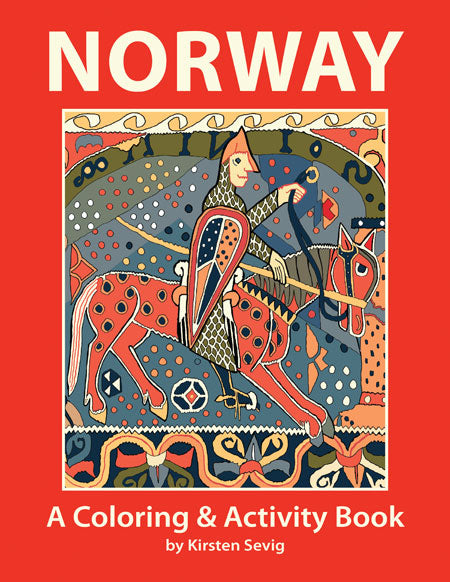 Scandinavian Folk Art Coloring Book: A Cultural And Folkloric Coloring Book  For Adults Relaxation (Paperback)