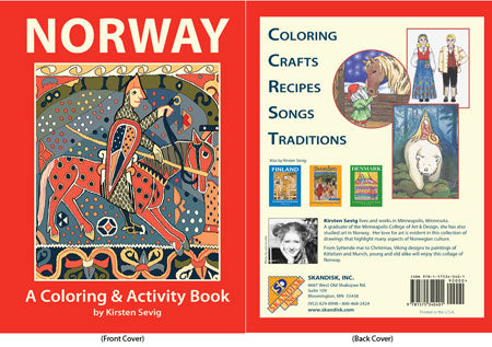 Norway Coloring & Activity Book