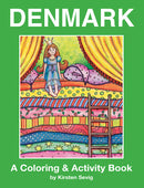 Denmark Coloring & Activity Book
