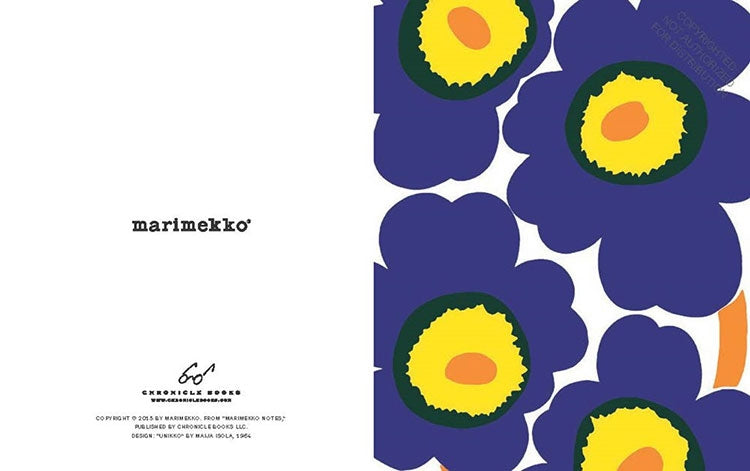 Marimekko Unikko Notecards (Reprint Due March)
