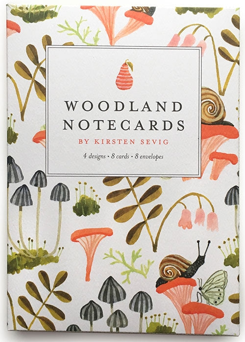 Woodland Notecards by Kirsten Sevig