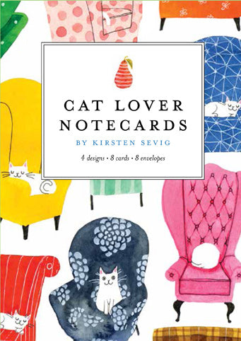 Cat Lover Notecards by Kirsten Sevig