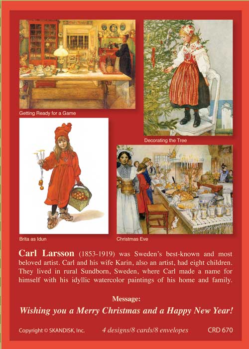 Carl Larsson Christmas Cards