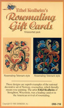 Rosemaling Gift Enclosure Cards
