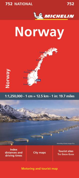 Michelin Norway Map 752