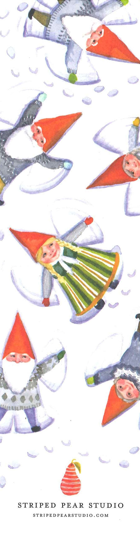 Gnome Snow Angel Bookmark