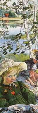 Carl Larsson Bookmark - Crayfishing