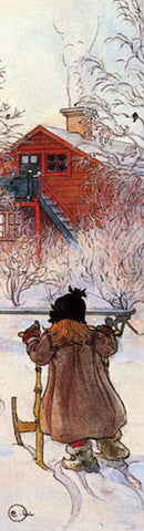 Carl Larsson Bookmark - Wash House
