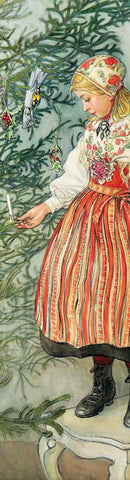 Carl Larsson Bookmark - Decorating the Tree