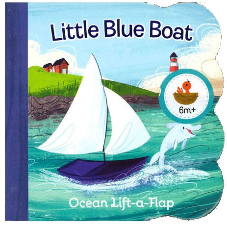 Little Blue Boat: Ocean Lift-a-Flap Board Book