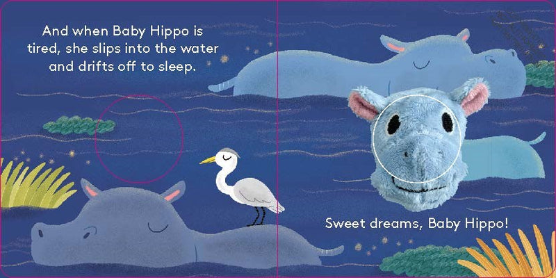 thumbnail image 2 of Folkmanis NCIS Bert The Farting Hippo Hand Puppet Plush Works - No Collar | #4595854527 2 of 10